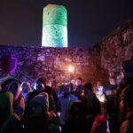 27.11.2021. Chęciny. Nocne zwiedzanie zamku / Wiktor Taszłow / Radio Kielce