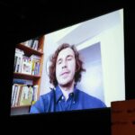 26.11.2021. Kielce. Finał 27. Festiwalu Form Dokumentalnych NURT. Na zdjęciu: Karol Pałka - nagroda publiczności za film „Bukolika" / Wiktor Taszlow / Radio Kielce