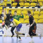 27.11.2021. Kielce. Mecz PGNiG Superligi: Łomża Vive Kielce - MKS Zagłębie Lubin / Wiktor Taszlow / Radio Kielce