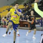 27.11.2021. Kielce. Mecz PGNiG Superligi: Łomża Vive Kielce - MKS Zagłębie Lubin / Wiktor Taszlow / Radio Kielce