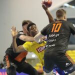 27.11.2021. Kielce. Mecz PGNiG Superligi: Łomża Vive Kielce - MKS Zagłębie Lubin / Wiktor Taszlow / Radio Kielce