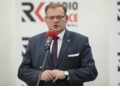 27.10.2021. Kielce. Rozstrzygnięcie konkursu Klubu Odkrywców Miejsc Pamięci. Na zdjęciu: Jan Józef Kasprzyk - szef Urzędu do Spraw Kombatantów i Osób Represjonowanych / Wiktor Taszłow / Radio Kielce