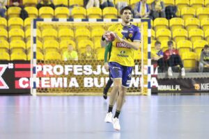 27.11.2021. Kielce. Mecz PGNiG Superligi: Łomża Vive Kielce - MKS Zagłębie Lubin / Wiktor Taszlow / Radio Kielce