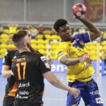 27.11.2021. Kielce. Mecz PGNiG Superligi: Łomża Vive Kielce - MKS Zagłębie Lubin / Wiktor Taszlow / Radio Kielce