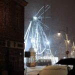 30.11.2021. Kielce. Przygotowania świątecznych iluminacji i atrakcji / Wiktor Taszłow / Radio Kielce