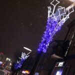 30.11.2021. Kielce. Przygotowania świątecznych iluminacji i atrakcji / Wiktor Taszłow / Radio Kielce