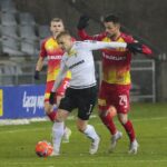 30.11.2021. Kielce. Mecz 1/8 finału Fortuna Pucharu Polski: Korona Kielce - Górnik Łęczna / Wiktor Taszlow / Radio Kielce