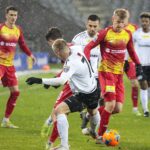 30.11.2021. Kielce. Mecz 1/8 finału Fortuna Pucharu Polski: Korona Kielce - Górnik Łęczna / Wiktor Taszlow / Radio Kielce