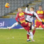 30.11.2021. Kielce. Mecz 1/8 finału Fortuna Pucharu Polski: Korona Kielce - Górnik Łęczna / Wiktor Taszlow / Radio Kielce