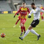 30.11.2021. Kielce. Mecz 1/8 finału Fortuna Pucharu Polski: Korona Kielce - Górnik Łęczna / Wiktor Taszlow / Radio Kielce