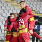 30.11.2021. Kielce. Mecz 1/8 finału Fortuna Pucharu Polski: Korona Kielce - Górnik Łęczna / Wiktor Taszlow / Radio Kielce