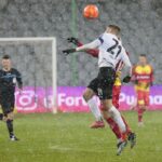 30.11.2021. Kielce. Mecz 1/8 finału Fortuna Pucharu Polski: Korona Kielce - Górnik Łęczna / Wiktor Taszlow / Radio Kielce