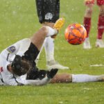 30.11.2021. Kielce. Mecz 1/8 finału Fortuna Pucharu Polski: Korona Kielce - Górnik Łęczna / Wiktor Taszlow / Radio Kielce