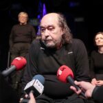 03.10.2021. Kielce. Teatr Lalki i Aktora "Kubuś". Konferencja przed spektaklem "Arka czasu". Na zdjęciu: Andrzej Kuba Sielski - aktor / Wiktor Taszłow / Radio Kielce