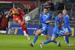 03.11.2021. Kielce. Mecz 1/16 finału Pucharu Polski: Korona Kielce - Stomil Olsztyn / Wiktor Taszłow / Radio Kielce