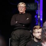 03.10.2021. Kielce. Teatr Lalki i Aktora "Kubuś". Konferencja przed spektaklem "Arka czasu". Na zdjęciu: Andrzej Matysiak - aktor / Wiktor Taszłow / Radio Kielce