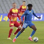 03.11.2021. Kielce. Mecz 1/16 finału Pucharu Polski: Korona Kielce - Stomil Olsztyn / Wiktor Taszłow / Radio Kielce