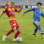 03.11.2021. Kielce. Mecz 1/16 finału Pucharu Polski: Korona Kielce - Stomil Olsztyn / Wiktor Taszłow / Radio Kielce