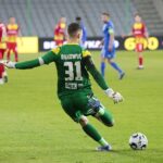 03.11.2021. Kielce. Mecz 1/16 finału Pucharu Polski: Korona Kielce - Stomil Olsztyn / Wiktor Taszłow / Radio Kielce