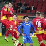03.11.2021. Kielce. Mecz 1/16 finału Pucharu Polski: Korona Kielce - Stomil Olsztyn / Wiktor Taszłow / Radio Kielce