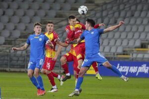 03.11.2021. Kielce. Mecz 1/16 finału Pucharu Polski: Korona Kielce - Stomil Olsztyn / Wiktor Taszłow / Radio Kielce