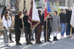 05.11.2021. Kielce. Szkolenie pocztów sztandarowych kieleckich szkół podstawowych / Wiktor Taszłow / Radio Kielce