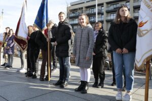 05.11.2021. Kielce. Szkolenie pocztów sztandarowych kieleckich szkół podstawowych / Wiktor Taszłow / Radio Kielce