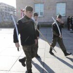 05.11.2021. Kielce. Szkolenie pocztów sztandarowych kieleckich szkół podstawowych / Wiktor Taszłow / Radio Kielce