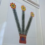 05.11.2021. Kielce. Wystawa "Podróże wycinanek" w Dworku Laszczyków / Wiktor Taszłow / Radio Kielce