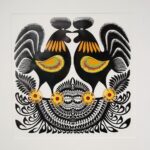 05.11.2021. Kielce. Wystawa "Podróże wycinanek" w Dworku Laszczyków / Wiktor Taszłow / Radio Kielce