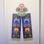 05.11.2021. Kielce. Wystawa "Podróże wycinanek" w Dworku Laszczyków / Wiktor Taszłow / Radio Kielce