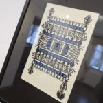 05.11.2021. Kielce. Wystawa "Podróże wycinanek" w Dworku Laszczyków / Wiktor Taszłow / Radio Kielce