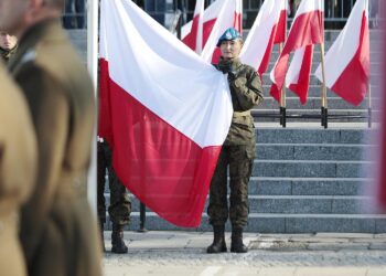 11.11.2021. Kielce. Obchody 103. rocznicy odzyskania przez Polskę niepodległości / Wiktor Taszłow / Radio Kielce