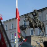 11.11.2021. Kielce. Obchody 103. rocznicy odzyskania przez Polskę niepodległości / Wiktor Taszłow / Radio Kielce