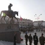 11.11.2021. Kielce. Obchody 103. rocznicy odzyskania przez Polskę niepodległości / Wiktor Taszłow / Radio Kielce