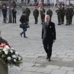 11.11.2021. Kielce. Obchody 103. rocznicy odzyskania przez Polskę niepodległości. Na zdjęciu: Piotr Wawrzyk - wiceminister spraw zagranicznych / Wiktor Taszłow / Radio Kielce