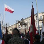 11.11.2021. Kielce. Obchody 103. rocznicy odzyskania przez Polskę niepodległości / Wiktor Taszłow / Radio Kielce