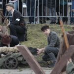 11.11.2021. Kielce. Widowisko historyczne "Gloria Victis - Godni Pamięci III Powstanie śląskie 1921-2021" / Wiktor Taszłow / Radio Kielce