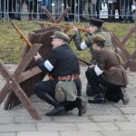 11.11.2021. Kielce. Widowisko historyczne "Gloria Victis - Godni Pamięci III Powstanie śląskie 1921-2021" / Wiktor Taszłow / Radio Kielce