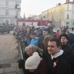 11.11.2021. Kielce. Widowisko historyczne "Gloria Victis - Godni Pamięci III Powstanie śląskie 1921-2021" / Wiktor Taszłow / Radio Kielce