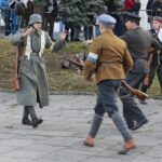 11.11.2021. Kielce. Widowisko historyczne "Gloria Victis - Godni Pamięci III Powstanie śląskie 1921-2021" / Wiktor Taszłow / Radio Kielce