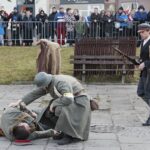 11.11.2021. Kielce. Widowisko historyczne "Gloria Victis - Godni Pamięci III Powstanie śląskie 1921-2021" / Wiktor Taszłow / Radio Kielce