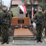 13.11.2021. Zalesie. Odsłonięcie pomnika Zygmunta Firleja / Wiktor Taszłow / Radio Kielce