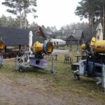 14.11.2021. Kielce. Przygotowania do naśnieżania stoków / Wiktor Taszłow / Radio Kielce