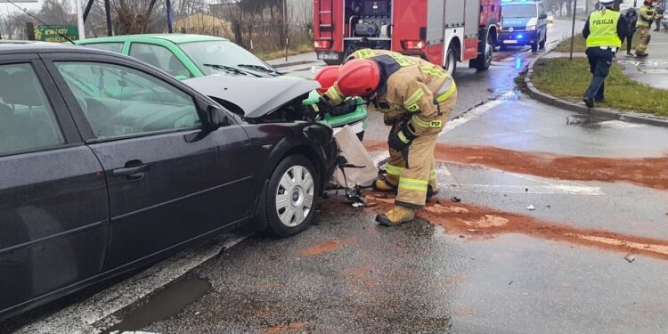 wypadek / KP PSP w Jędrzejowie