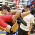 24.06.2017 Kielce. Święto Kielc. Zapasy na Placu Literatów. / Jarosław Kubalski / Radio Kielce