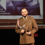 06.11.2021 Kielce.WDK. IV Gala wręczenia Nagród Imienia Generała Dywizji Bolesława Wieniawy- Długoszowskiego. Na zdjęciu kpt Stefan Brzostowski - 1 Batalion Zmechanizowany Szwoleżerów Mazowieckich w Giżycku / Jarosław Kubalski / Radio Kielce