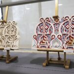 04.11.2021 Kielce. Zespół Państwowych Szkół Plastycznych. Wystawa prac uczniów, które powstały podczas wizyty młodzieży w Hiszpanii / Jarosław Kubalski / Radio Kielce