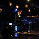 20.11.2021 Kielce. Zespół Państwowych Szkół Muzycznych. Koncert finalisty Konkursu Chopinowskiego Kamila Pacholca. Na zdjęciu Kamil Pacholec / Jarosław Kubalski / Radio Kielce