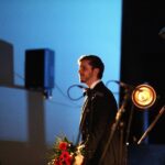 20.11.2021 Kielce. Zespół Państwowych Szkół Muzycznych. Koncert finalisty Konkursu Chopinowskiego Kamila Pacholca. Na zdjęciu Kamil Pacholec / Jarosław Kubalski / Radio Kielce